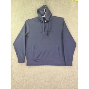 Mens Dallas Cowboys Navy Blue Star Hoodie Sweatshirt Size M